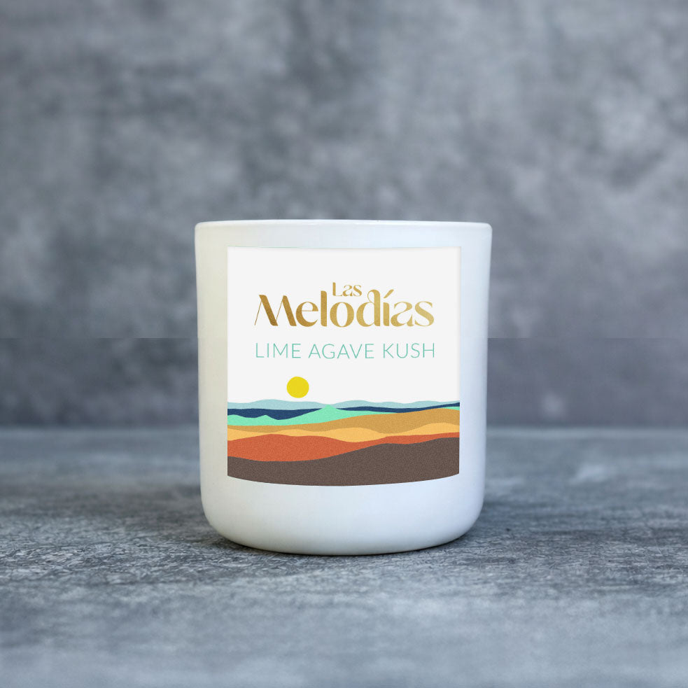 Las Melodías Lime Agave Kush Candle